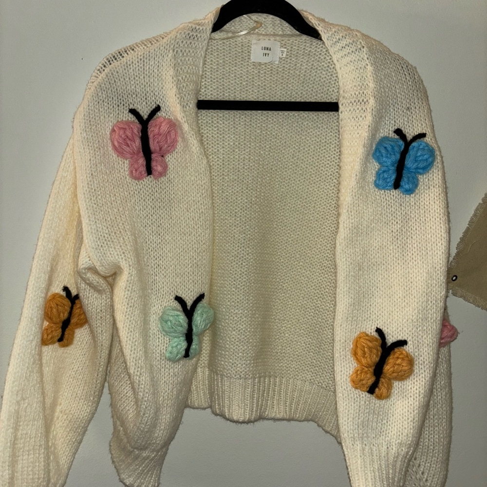 Luna Ivy Butterfly Sweater